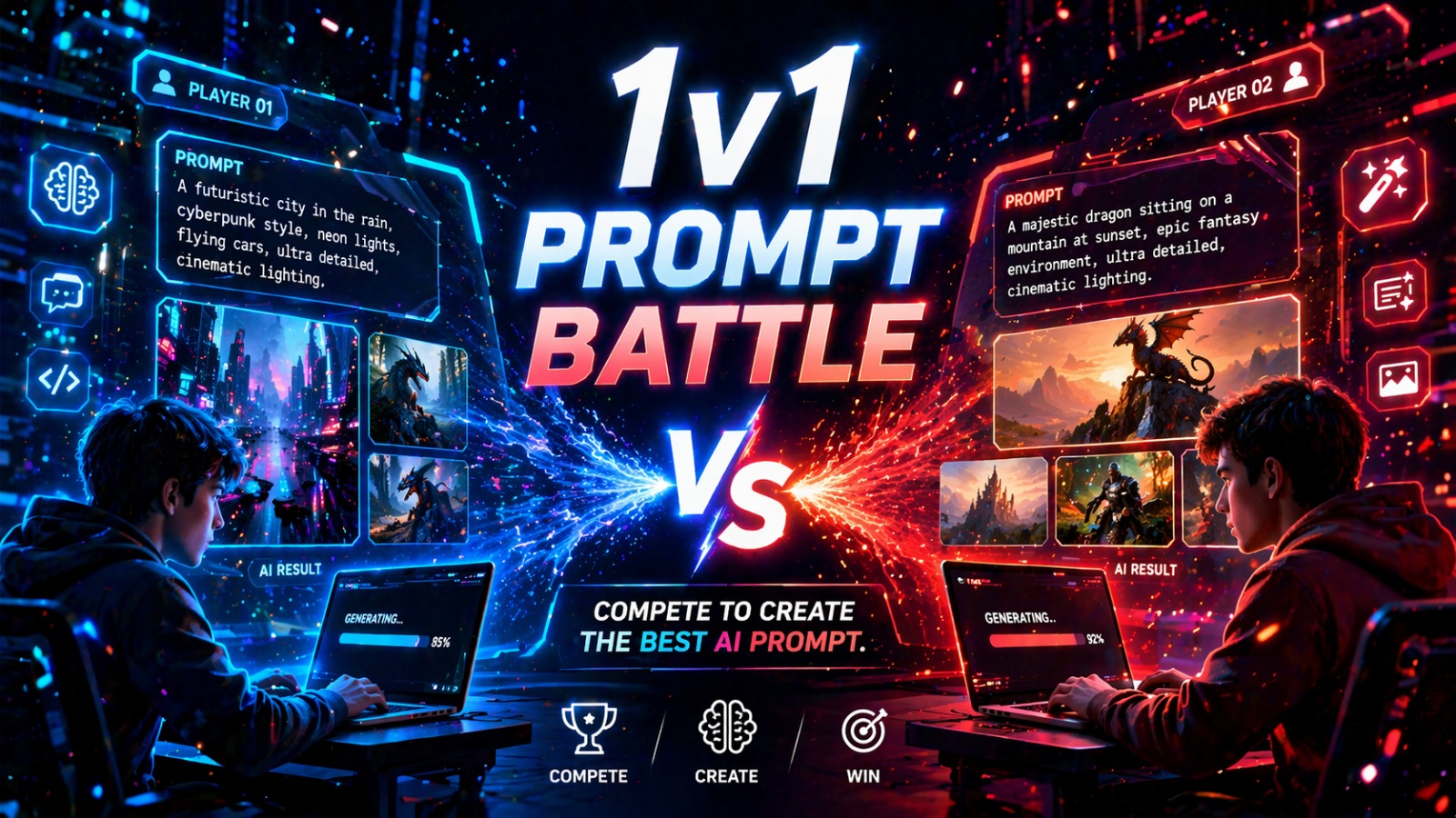 1v1 Prompt Battle